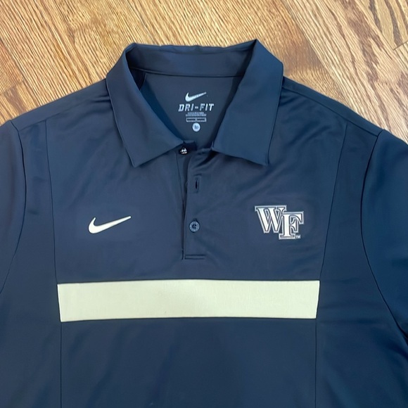 Men’s Wake Forest Demon Deacons Nike Dri-Fit Polo Shirt. Size Large. - Picture 4 of 12